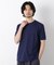 ワイドリブスタンダードヘンリーネックTシャツ 半袖