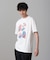 「Toyameg」modern academic FLOWER Tシャツ