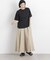 タンブラーブッチャーボックスプリーツワイドパンツ(セットアップ可)