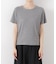 ラメリブカットクルーネックTシャツ
