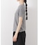 ラメリブカットクルーネックTシャツ