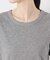 ラメリブカットクルーネックTシャツ