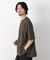 ジャガードニットソーTシャツ 半袖（セットアップ可）