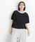 カットジャガードドロストヘムトップス