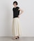 カットジャガードフレンチスリーブトップス(セットアップ可)