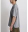 オーバーダイジャガードストライプヘンリーTシャツ 半袖