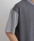 オーバーダイジャガードストライプヘンリーTシャツ 半袖