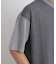 オーバーダイジャガードストライプヘンリーTシャツ 半袖