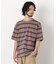 コーマコットンランダムボーダーTシャツ