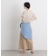 タフタコンビバックギャザーデザインカットトップス