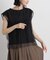 チュールギャザーブラウス&カットトップス アンサンブルセット