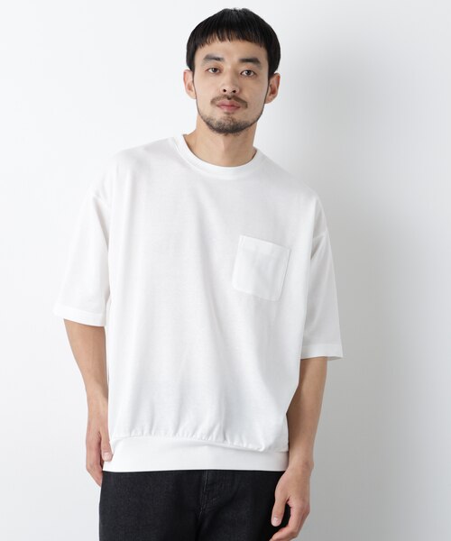 TCオーバーサイズTシャツ 半袖｜ナノ_ユニバースのアウトレット通販