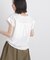 ハシゴレースフレンチスリーブカットトップス