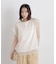 カラミメッシュレイヤードカットトップス