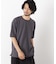 ヘリンボンジャガードTシャツ 半袖