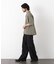 ポリエステルウィーブ ワイドパンツ