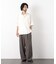 ポリエステルウィーブ ワイドパンツ