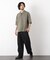リングドットラペルシャツ 半袖