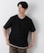 フェイクレイヤード鹿の子Tシャツ 半袖