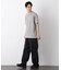 フェイクレイヤード鹿の子Tシャツ 半袖