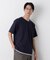 フェイクレイヤード鹿の子Tシャツ 半袖