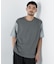 スムース布帛ドッキングTシャツ 半袖