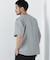 スムース布帛ドッキングTシャツ 半袖