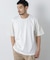 スムース布帛ドッキングTシャツ 半袖