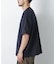 スムース布帛ドッキングTシャツ 半袖