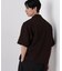 幾何学ジャガードオープンカラーシャツ 半袖