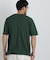 切替チェックニットTシャツ 半袖