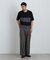ニットコンビボーダーTシャツ 半袖