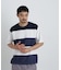 ニットコンビボーダーTシャツ 半袖
