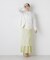ダブルサテンレイヤードデザインスカート