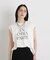 MINERALTEX(TM)ロゴプリントノースリーブTシャツ