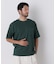 リブボーダーポケットTシャツ 半袖
