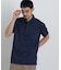 ナノファイン 比翼ポロ 半袖