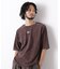 ワンポイントピグメントTシャツ 半袖
