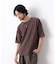 ワンポイントピグメントTシャツ 半袖