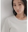 ラメリブカットクルーネックTシャツ