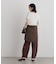 ラメリブカットクルーネックTシャツ