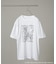 別注GOOD ROCK SPEED NYC シルバー箔プリントTシャツ