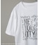 別注GOOD ROCK SPEED NYC シルバー箔プリントTシャツ