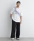 USAコットン×COOLMAX(R) ワッフルワイドTシャツ半袖