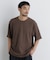 USAコットン×COOLMAX(R) ワッフルワイドTシャツ半袖