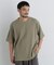 USAコットン×COOLMAX(R) ワッフルワイドTシャツ半袖