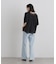 前後2wayバックボタンワイドドロップブラウス