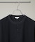 NORMANBROS／ショート丈ワッフルヘンリーネックTシャツ 半袖