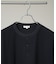 NORMANBROS／ショート丈ワッフルヘンリーネックTシャツ 半袖
