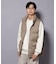 DELEGANTE エアリーサキソニー／グレンチェックTAIONダウンベスト